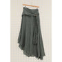 La Maison Linen Skirt with Drawstring Persimmon (Women's)