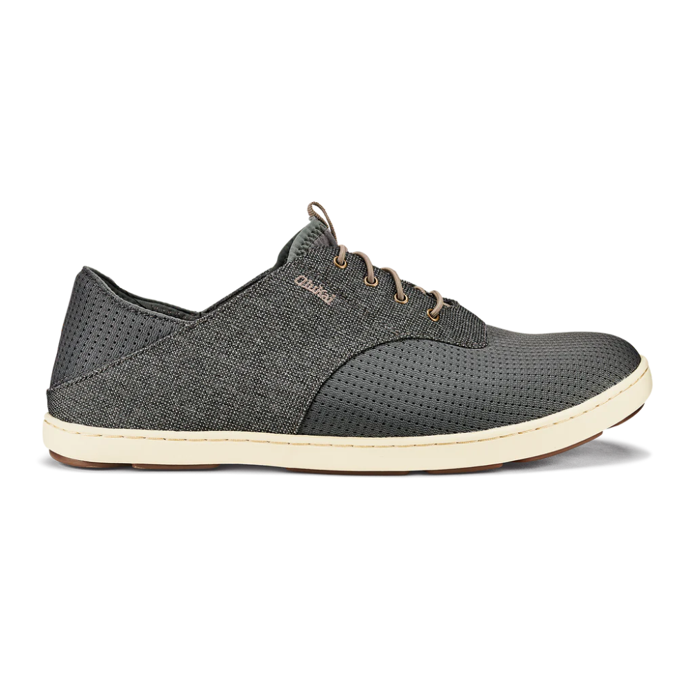 OluKai Nohea Moku Charcoal/Clay Boat Shoe (Men's) | Mar-Lou Shoes