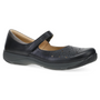 Dansko Stacy WIDE Black Waxy Burnished Leather Mary Jane (Women's)