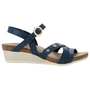 Naot Sparkle Polar Sea Leather Wedge Sandal (Women's)