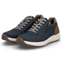 Rieker Bruce 04 Midnight/Amaretto Leather Sneaker (Men's)