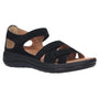 Hartjes Pop Black Suede Sandal (Women's)