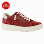 Hartjes Phil Lace-Up Red Suede Shoe (Women's)