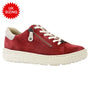 Hartjes Phil Lace-Up Red Suede Shoe (Women's)
