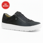 Hartjes Phil Lace-Up Black Nubuck Shoe (Women's)