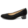 Ara Vivian Black Puntikid Leather Pump (Women's)
