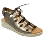 Valeria's Janice Metallic Onix Sandal (Women's)