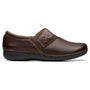Clarks Un Loop Ave Dark Brown Leather Slip-On (Women's)