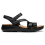 Clarks Cecily Mix Black Combi Sandal (Women's)