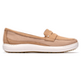 Clarks Nalle Glide Beige Nubuck Shoe (Women's)