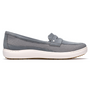 Clarks Nalle Glide Denim Blue Nubuck Shoe (Women's)