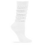 Jefferies Socks Slouch Scrunch Cotton White Socks 1 Pair