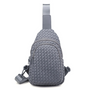 Sol and Selene Beyond The Horizon Woven Neoprene Grey Sling Backpack (Women's)