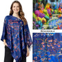 Magic Scarf Sueded Microfiber Art Design Button Shawl