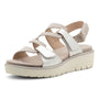 Ara Bayview Platinum/Sand Leather Sandal (Women's)