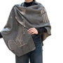 Winding River Tan/Gray Trotter Reversible Short Loop Wrap (Women's)
