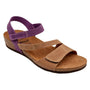 Sabatini Sofia Crazy Beige/Violet Sandal (Women's)