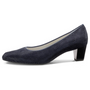 Ara Kelly Navy Puntikid Leather Pump (Women's)