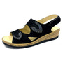 Belvida Portina Rachel Black Sandal (Women's)