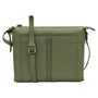 ili New York Urbano Braided Sage Crossbody Bag (Women's)