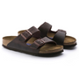 Birkenstock Arizona Habana Oiled Leather Soft Footbed Sandal (Unisex)