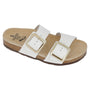 Sabatini Ines 4700 Cervo White Leather Sandal (Women's)