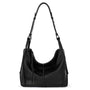 The Sak Los Feliz Black Leather Hobo (Women's)