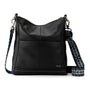 The Sak Lucia Black Leather Crossbody Bag (Women's)