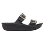 Wolky Tuvalu Black Leather Sandal (Women's)