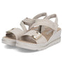 Rieker Rose 10 Ginger Wedge Sandal (Women's)