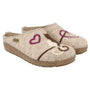 Haflinger Grizzly Micini Natural Wool Slipper (Women's)