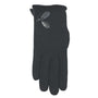 Jeanne Simmons Accessories Two Leaves Black Gloves (Women's)