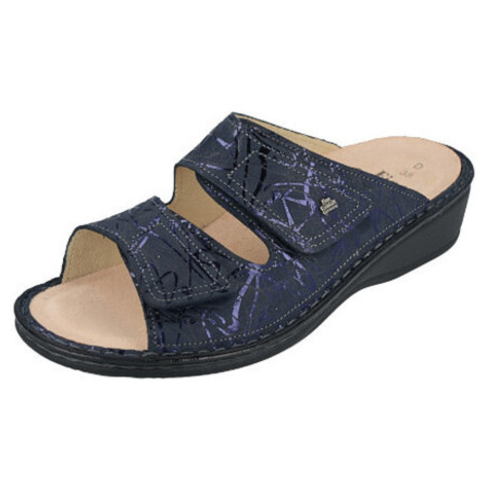 Finn Comfort Jamaika Marine Turtle Sandal (Women's) | Mar-Lou Shoes