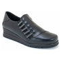 Valeria's Maury Black Wedge Slip-On (Women's)