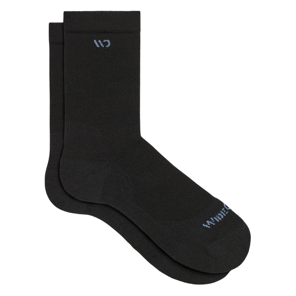 Wide Open Socks Solid Midweight Micro Crew Black (Women's) | Mar-Lou Shoes