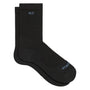 Wide Open Socks Solid Midweight Micro Crew Black (Women's)