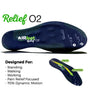 AIRfeet® Relief O2 Medium/Large Insoles