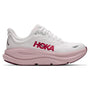 Hoka Bondi 9 White/Pink Opal Running Shoe (Women's)