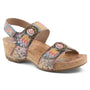 L'artiste By Spring Step Colomecool Turquoise Multi Leather Sandal (Women's)