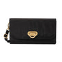 Baggallini Coastal Flip Lock RFID Phone Wallet Black W/ Gold Hardware Crossbody (Women's)