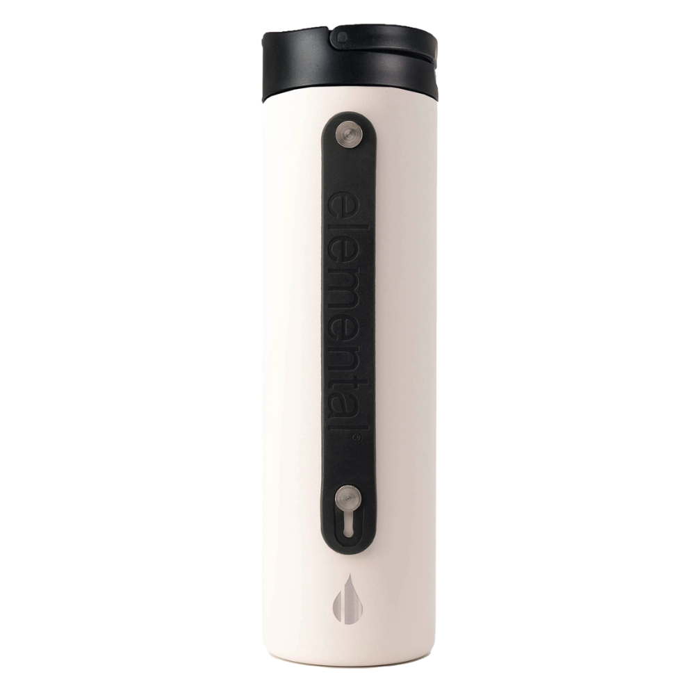 Elemental 20oz Iconic Sport White Stainless Steel Water Bottle | Mar-Lou Shoes