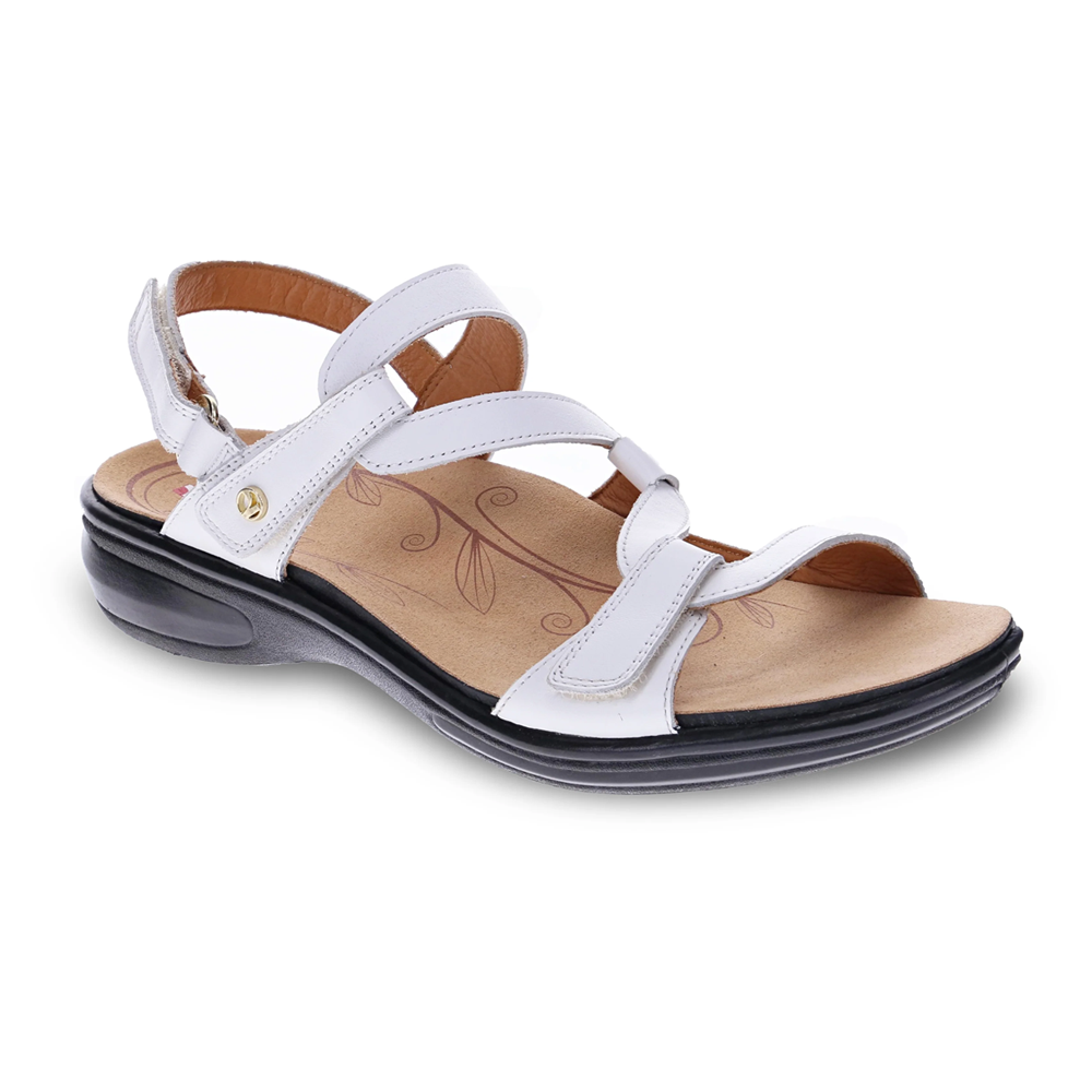 Revere Emerald 3 Strap Coconut Sandal (Women's) | Mar-Lou Shoes