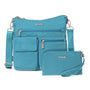 Baggallini Modern Everywhere Seaside Blue Slim Crossbody Bag (Women's)