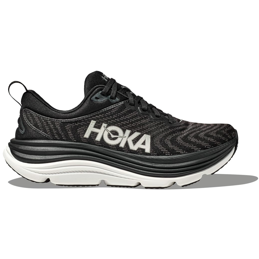 Hoka Gaviota 5 Black/White Running Shoe (Women's) | Mar-Lou Shoes