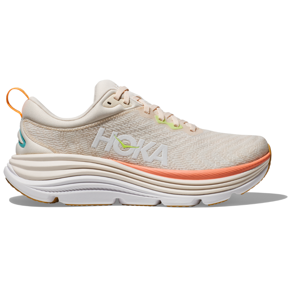Hoka Gaviota 5 Vanilla/Eggnog Running Shoe (Women's) | Mar-Lou Shoes