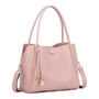 Mellow World Sandi 3 Compartment Misty Rose Satchel (Women's)