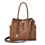 Mellow World Jasmine 3-Compartment Brown Satchel (Women's)