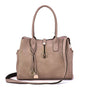 Mellow World Jasmine 3-Compartment Taupe Satchel (Women's)