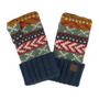 Sherpa Vastu Neelo Blue Wrist Warmer (Women's)
