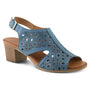 Spring Step Kovach Blue Leather Sandal (Women's)